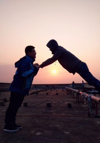 gay, roof, sunset